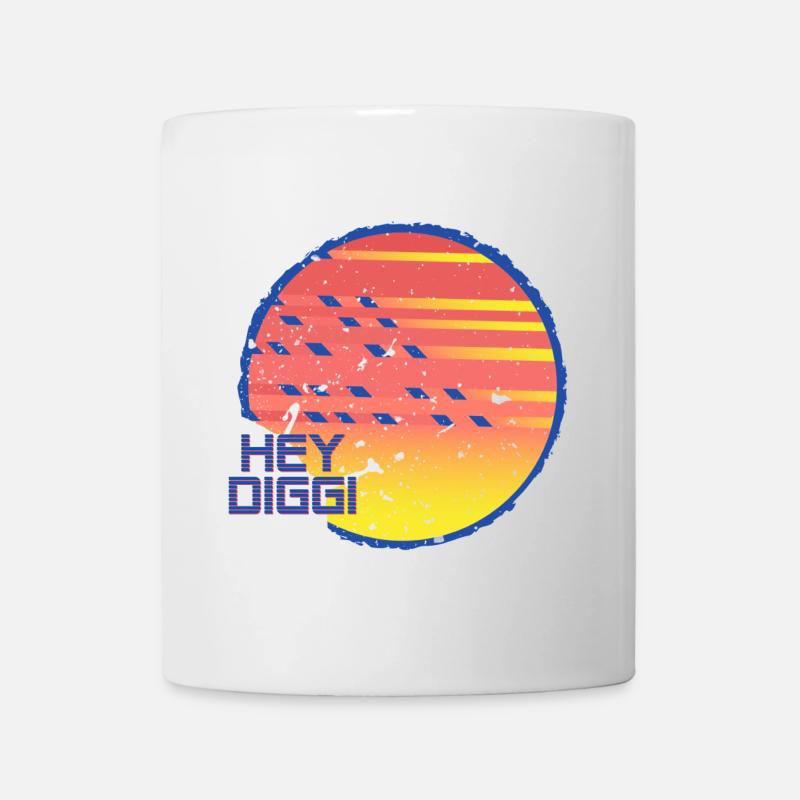 Hey Diggi - Tasse - Weiß