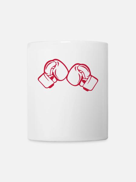 Boxhandschuh 16 - Tasse - Weiß
