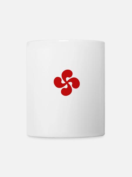 Baiona Bayonne rouge - Mug blanc - blanc