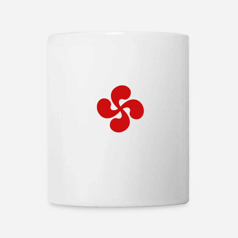 Baiona Bayonne rouge - Mug blanc - blanc
