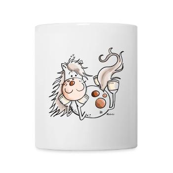 Mignon Cheval - Mug blanc - blanc - Devant