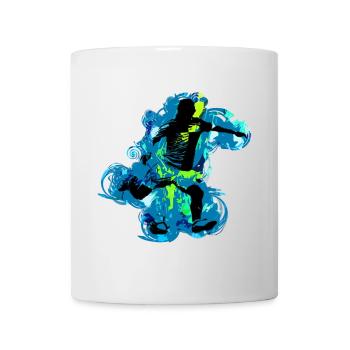 football - Mug blanc - blanc - Devant