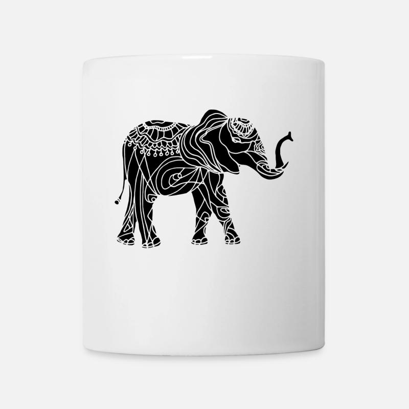 elephant - Mug - white