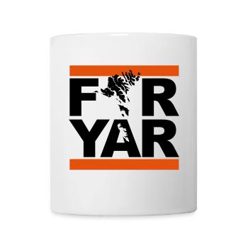 Logo des îles Féroé - Mug blanc - blanc - Devant