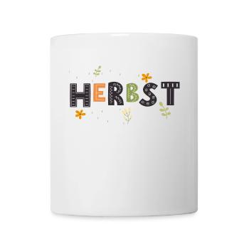 Herbst - Tasse - Weiß - Vorne