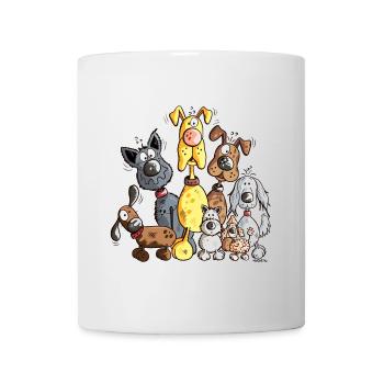 Funny Dogs - Mug - white - Front