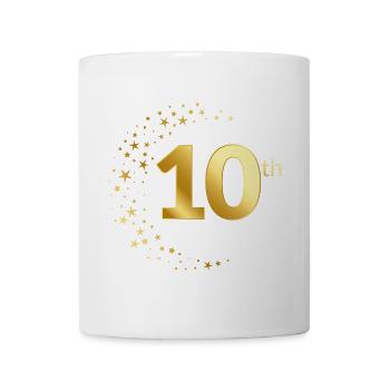 10 Anniversary Birthday Day of Honor Gift Anniversary - Mug - white - Front