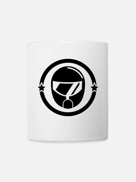 Go-Kart / Karting / Kart / Fahrer - Tasse - Weiß