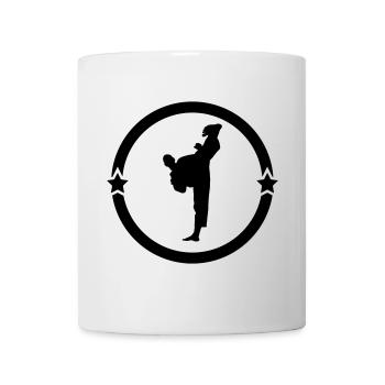 Taekwon-Do / Taekwondo / Taekwondoin / Art Martial - Mug blanc - blanc - Devant