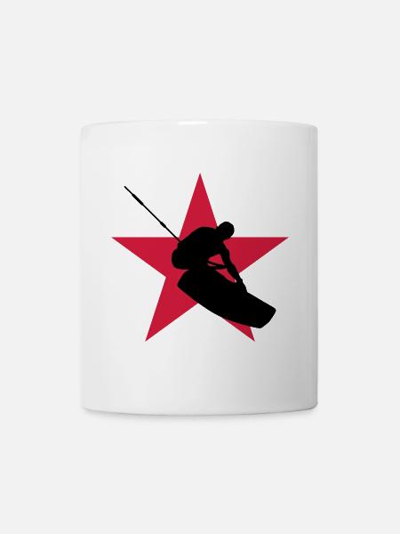Kiteboarding / Kitesurfing / Kitesurf / - Mug blanc - blanc