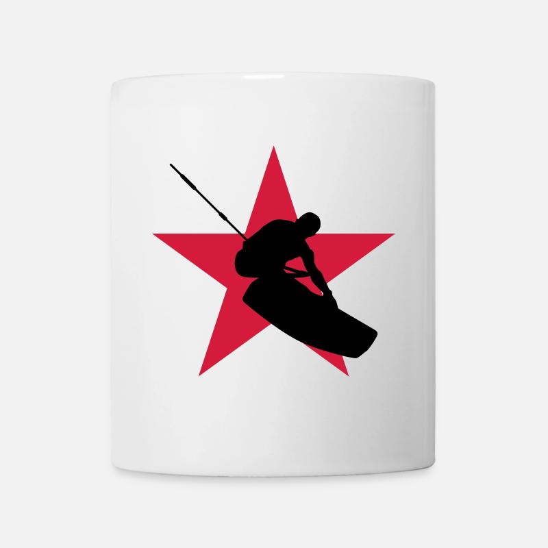 Kitesurfen / Kitesurfer / Kiteboarden / Kitesurf - Tasse - Weiß