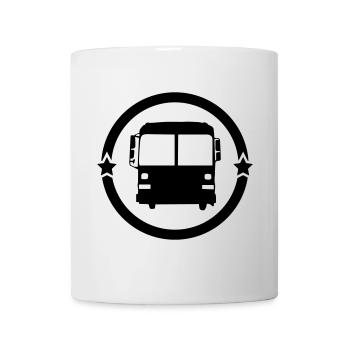 Bus / Busfahrer / Arbeit / Job - Tasse - Weiß - Vorne