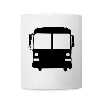 Bus / Busfahrer / Arbeit / Job - Tasse - Weiß - Vorne