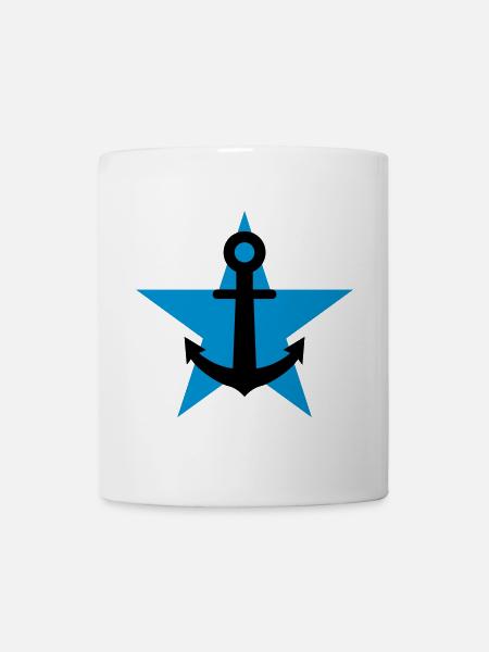 Marin / Marine / Bâteau / Ancre / Mer - Mug blanc - blanc