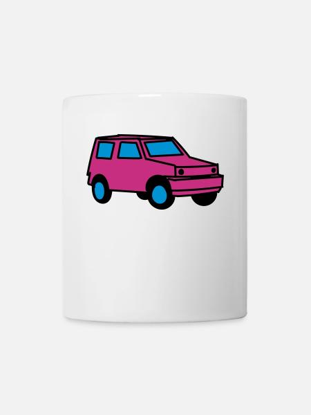 Auto - Tasse - Weiß