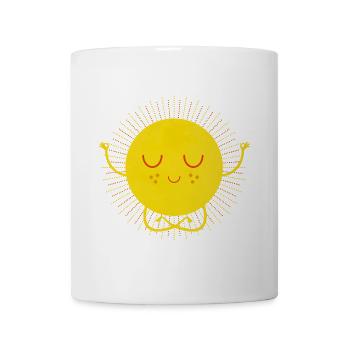 Sonne (Meditation) - Tasse - Weiß - Vorne