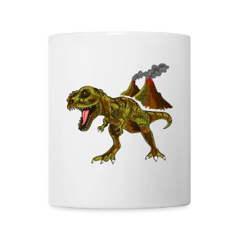 dinosaure - Mug blanc - blanc - Devant