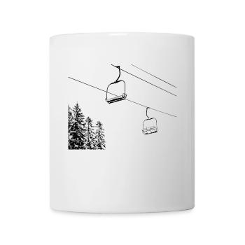 Ski skiing Skiing ski holiday winter - Mug - white - Front