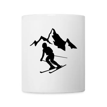 ski alpin wintersport - Tasse - Weiß - Vorne