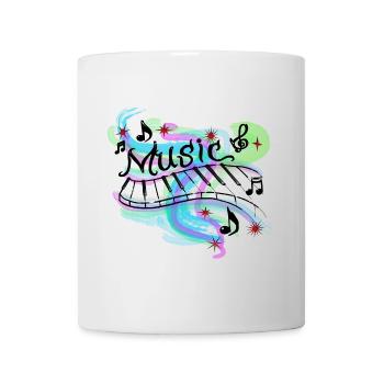 Musik - Tasse - Weiß - Vorne