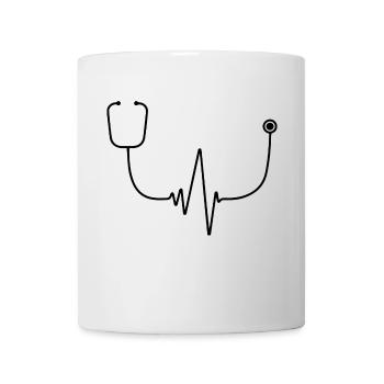 Infirmière infirmière hospitalière - Mug blanc - blanc - Devant