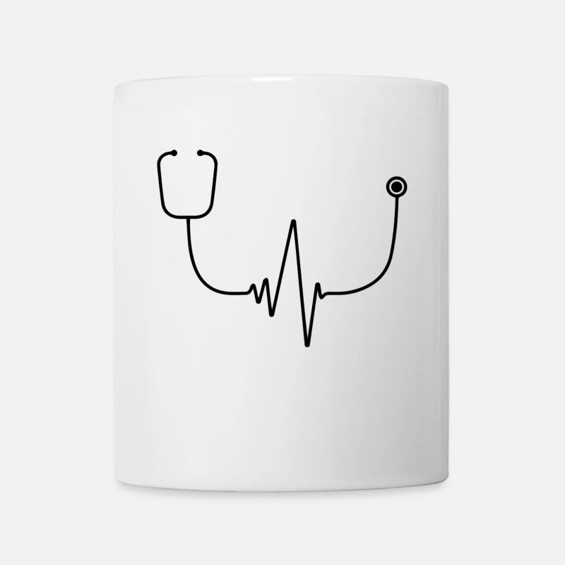 Infirmière infirmière hospitalière - Mug blanc - blanc