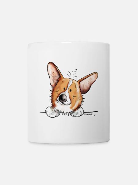 Cute Welsh Corgi Cardigan - Dog - Puppy - Pets - Mug - white