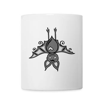 Halloween Fledermaus, kleiner Vampir - Tasse - Weiß - Vorne