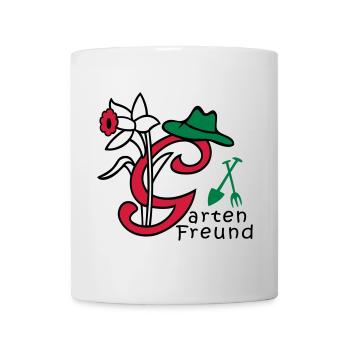 Garten, Buchstabe G, Natur - Tasse - Weiß - Vorne