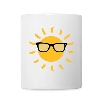 Sommer / Urlaub / Strand / Sonne - Tasse - Weiß - Vorne