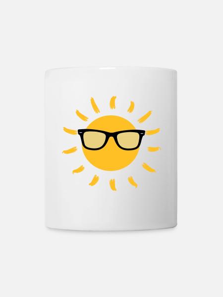 Summer / Sonne / Eté / Holidays / Sun / Soleil - Mug - white