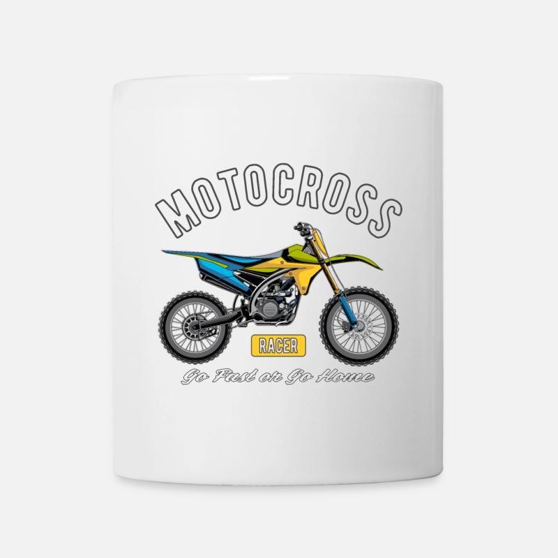 Motocross Racer! - Tasse - Weiß