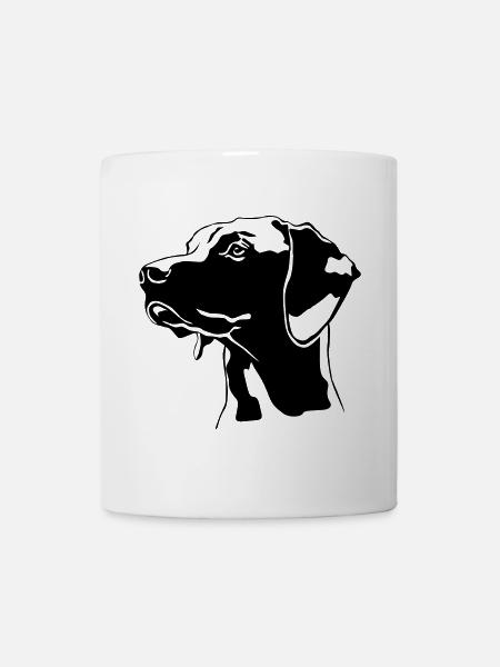 Magyar Vizsla Kopf - Tasse - Weiß