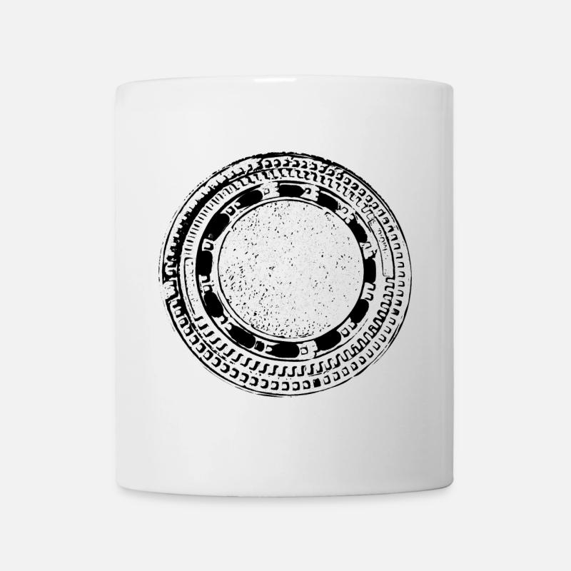 Dekor Gully Deckel - Tasse - Weiß