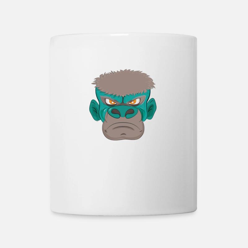 Gorille en colère - Mug blanc - blanc