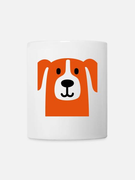 Chien mignon - Mug blanc - blanc