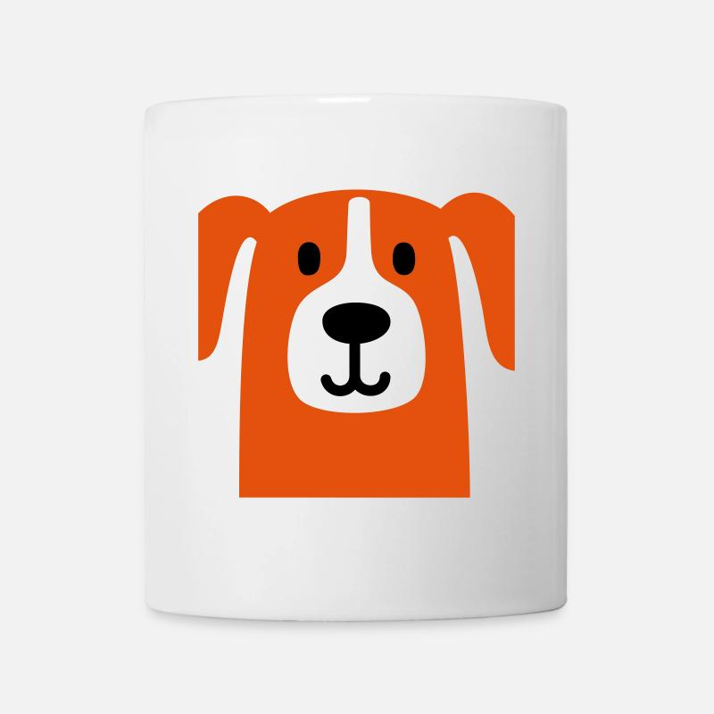 Chien mignon - Mug blanc - blanc