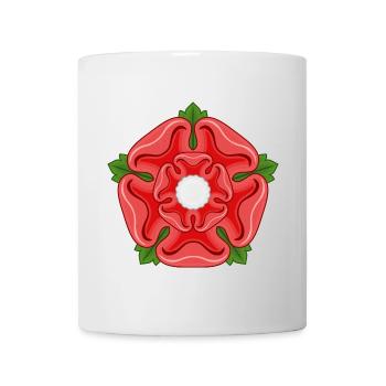 Red Rose of Lancaster Lancashire - Mug - white - Front