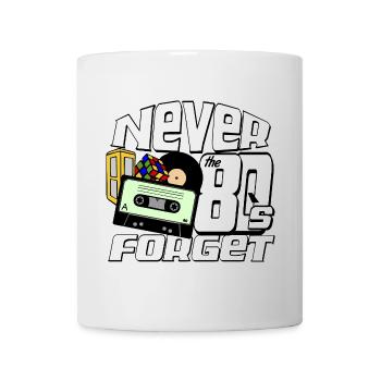 Fête des années 80, chemise amusante, années 80 n’oublie jamais.. (25) - Mug blanc - blanc - Devant