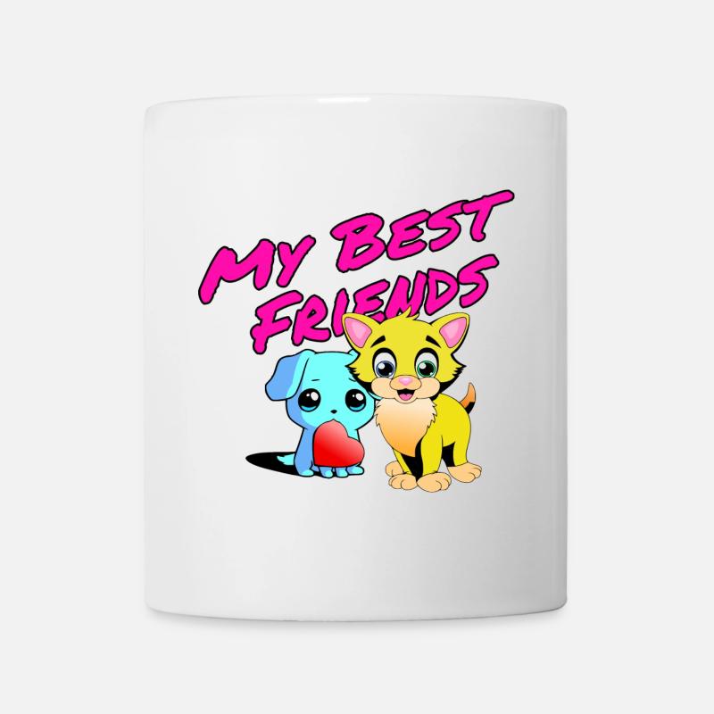 Meine Besten Freunde - Tasse - Weiß