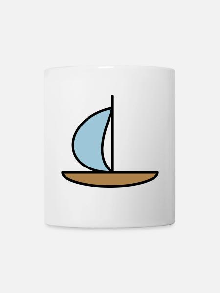 Sailboat - Mug - white
