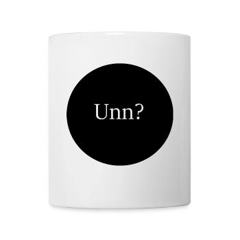 Unn ? T-shirt en dialecte de la Sarre - Mug blanc - blanc - Devant