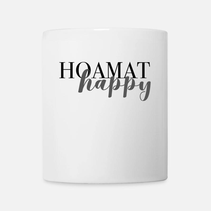 happy hoamat - Tasse - Weiß