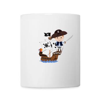 Pirate ship - Mug - white - Front