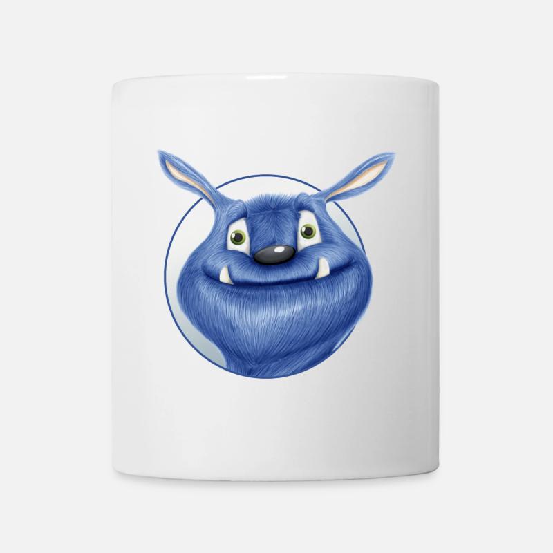 blue monster - Mug - white