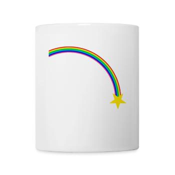 Arc-en-ciel - Mug blanc - blanc - Devant