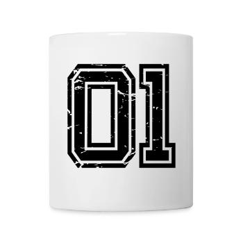 Adana 01 look usé - Mug blanc - blanc - Devant