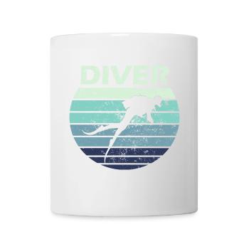 Plongée plongée - Mug blanc - blanc - Devant