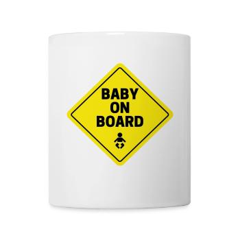 Baby on board - Mug blanc - blanc - Devant