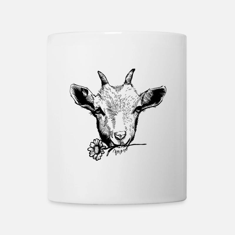 Chèvre - Mug blanc - blanc